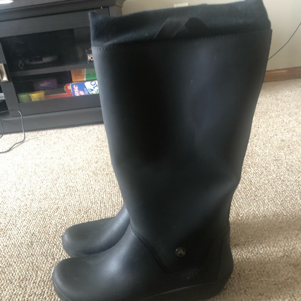 Crocs Rain boots size 10
